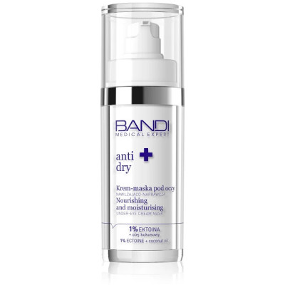 Nourishing and moisturising under-eye cream mask