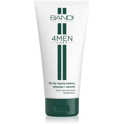 Face, hair and beard cleansing gel Face, hair and beard cleansing gel