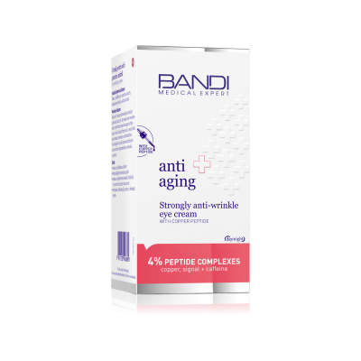 Strongly anti-wrinkle eye cream with copper peptide Strongly anti-wrinkle eye cream with copper peptide