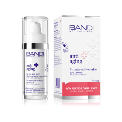 Strongly anti-wrinkle eye cream with copper peptide Strongly anti-wrinkle eye cream with copper peptide