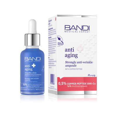 Strongly anti-wrinkle ampoule with copper peptide Strongly anti-wrinkle ampoule with copper peptide
