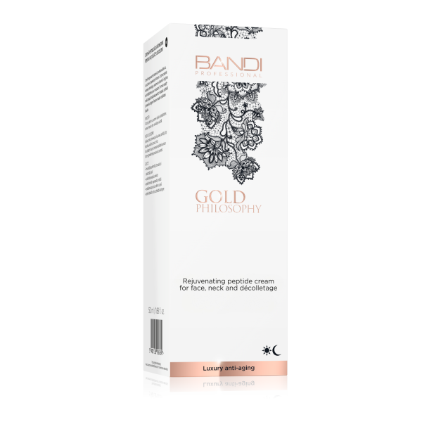 Rejuvenating peptide cream for face, neck and decolletage