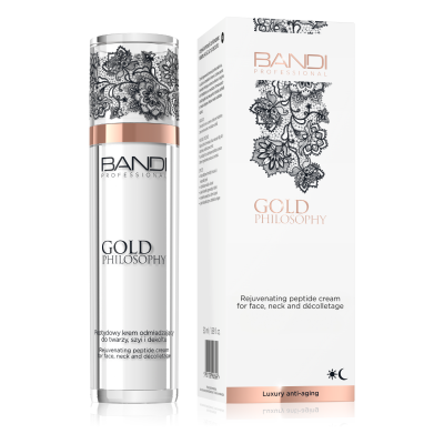 Rejuvenating peptide cream for face, neck and decolletage