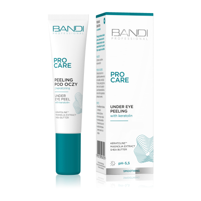 Under eye peeling with keratolin Under eye peeling with keratolin