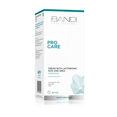 Cream with lactobionic acid and urea moisturising Cream with lactobionic acid and urea moisturising