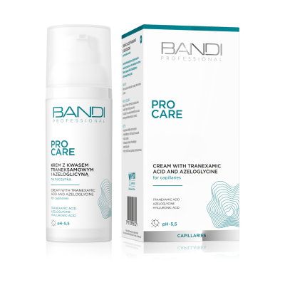 Cream with tranexamic acid and azeloglycine for capillaries Cream with tranexamic acid and azeloglycine for capillaries