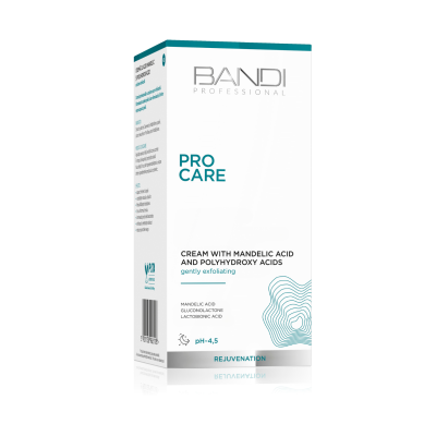 Cream with mandelic acid and polyhydroxy acids gently exfoliating Cream with mandelic acid and polyhydroxy acids gently exfoliating