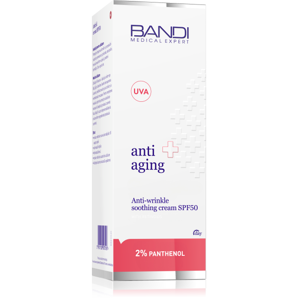 Crema lenitiva antirughe SPF 50