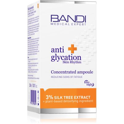 Concentrated ampoule reducing signs of fatigue