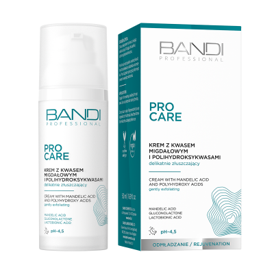 Creme mit Mandelsäure und Polyhydroxysäuren – sanftes Peeling